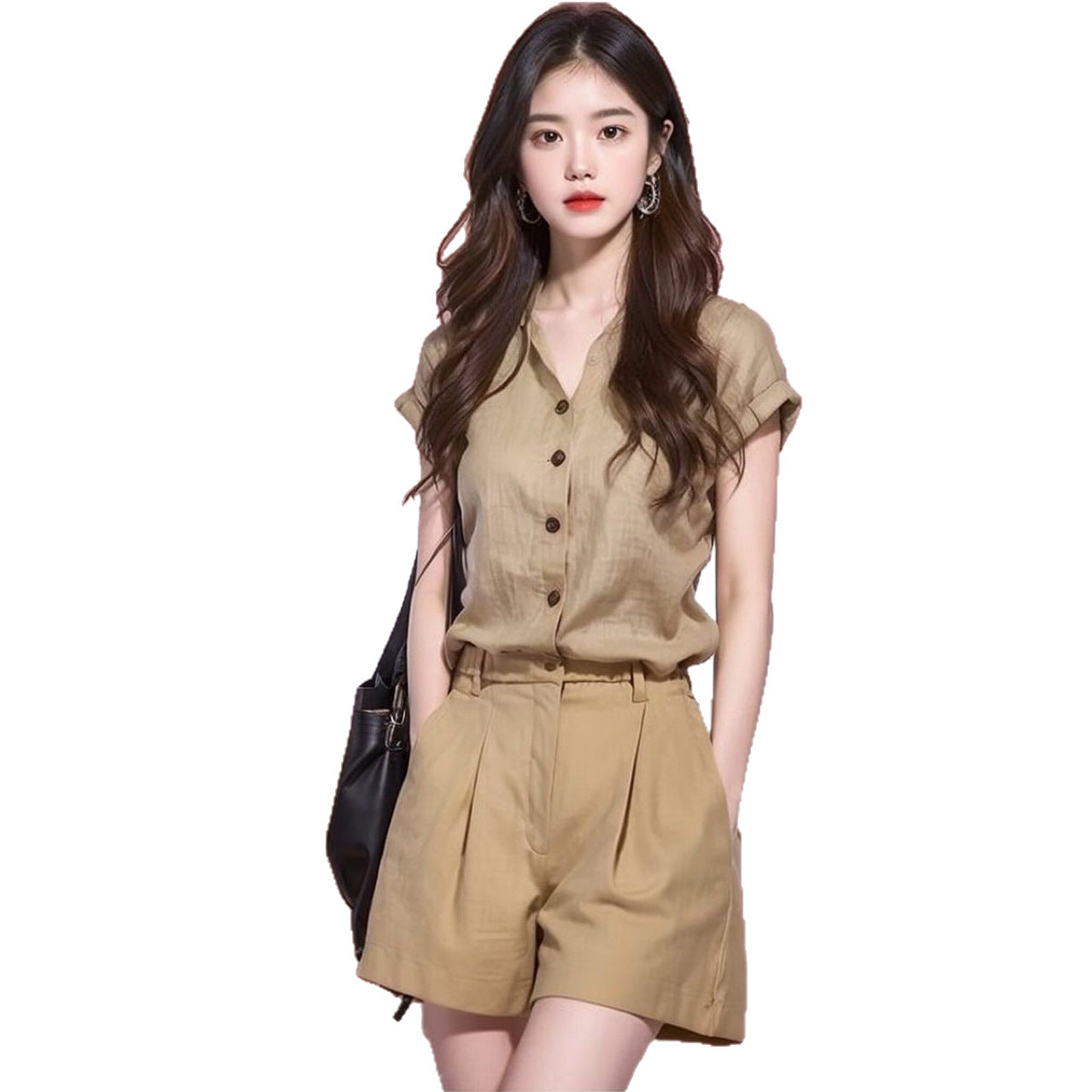Lightweight linen shirt with a stylish design for summer