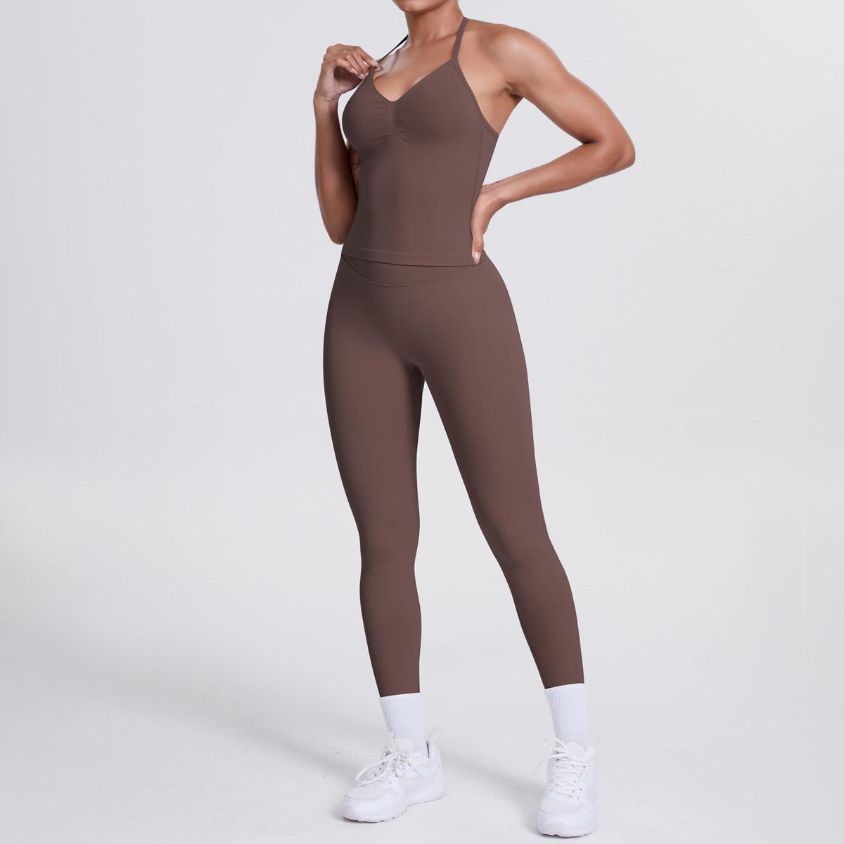 tight running fitness sports yoga two-piece set