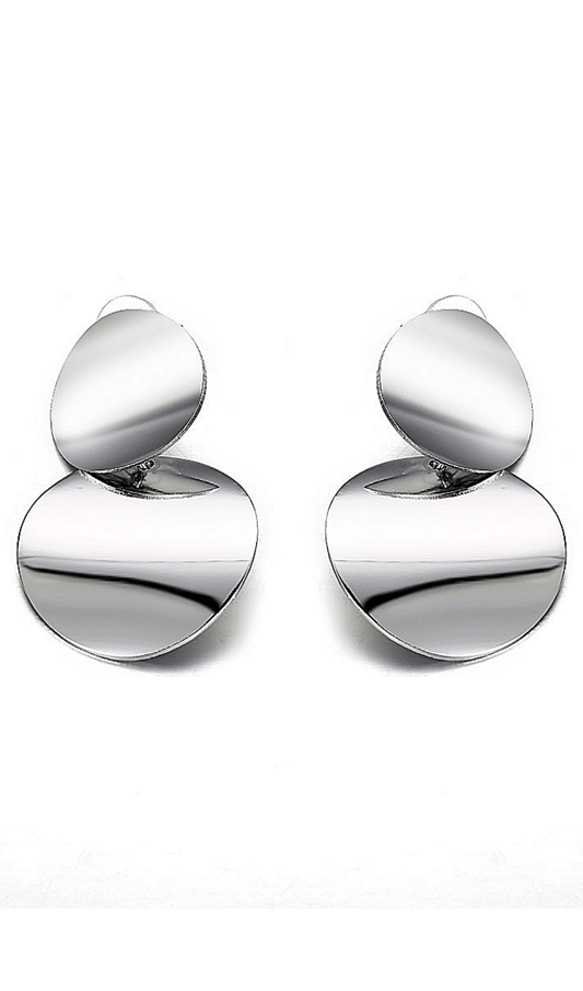 SIMPLE GEOMETRIC EARRINGS METAL EARRINGS