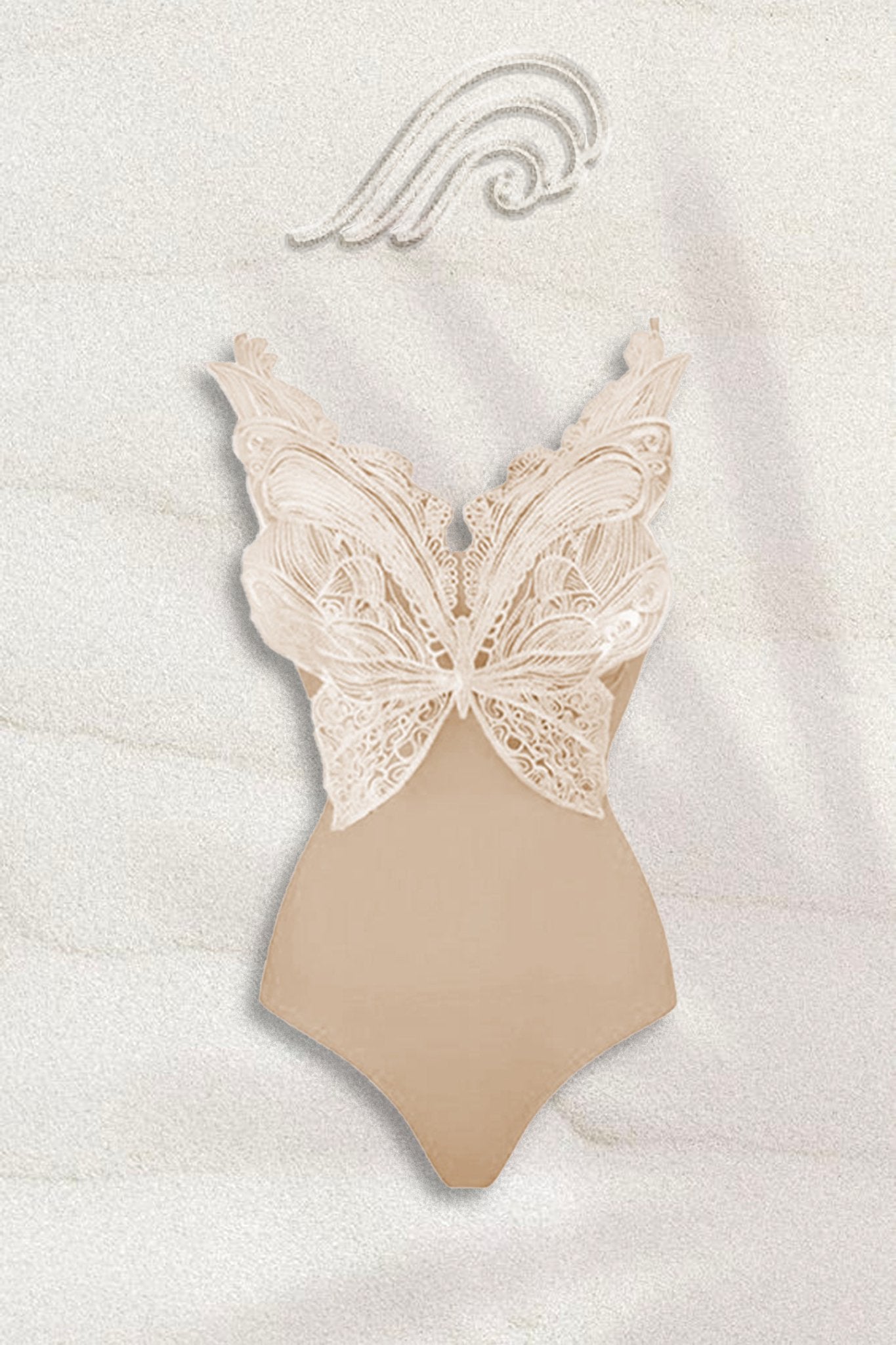 Irene Butterfly Embroidered Swimsuit
