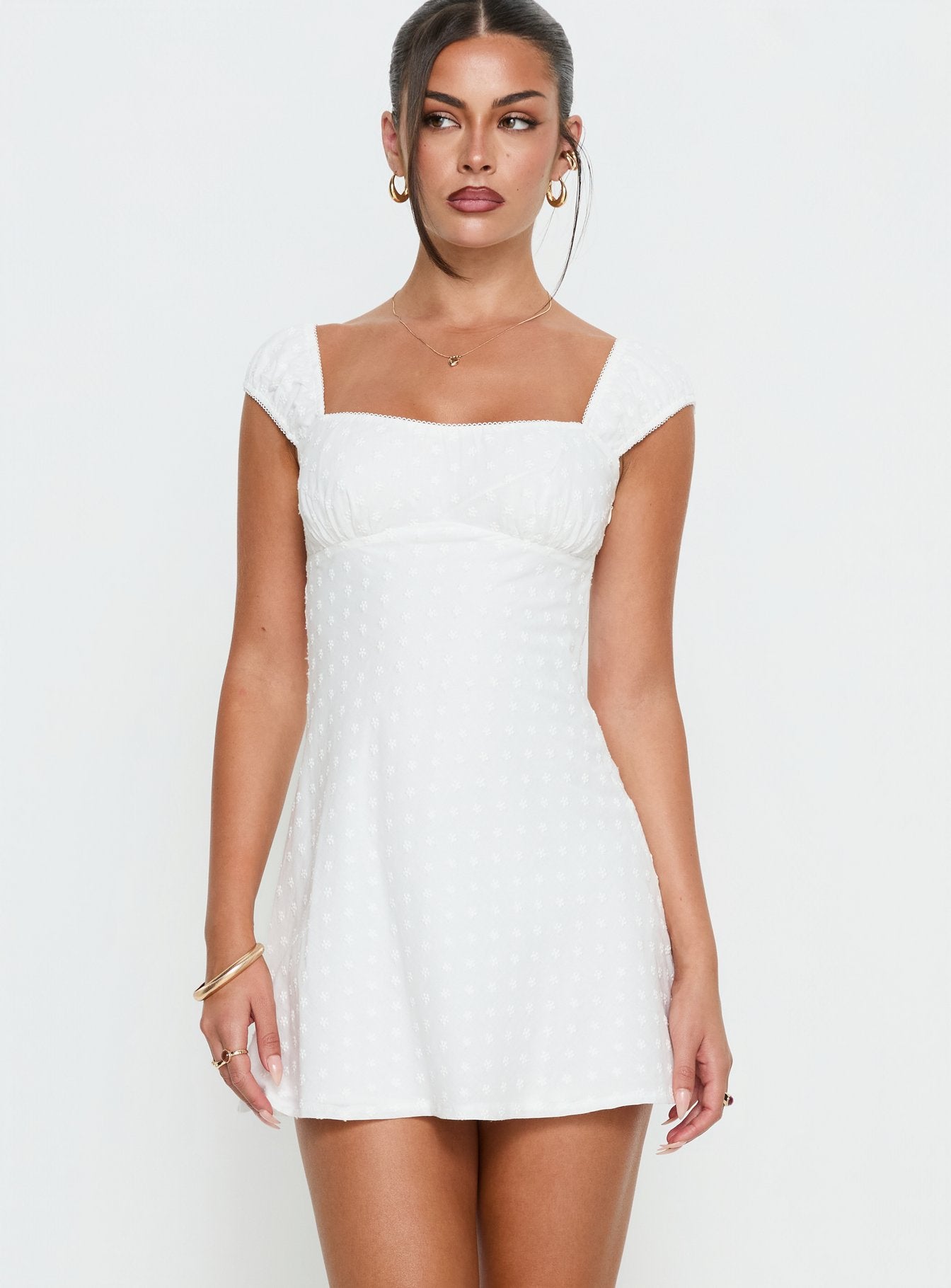Seyani Mini Dress White