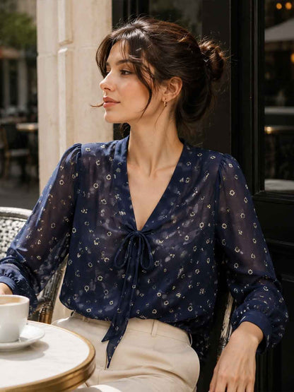 Alice V-neck Floral Shirt