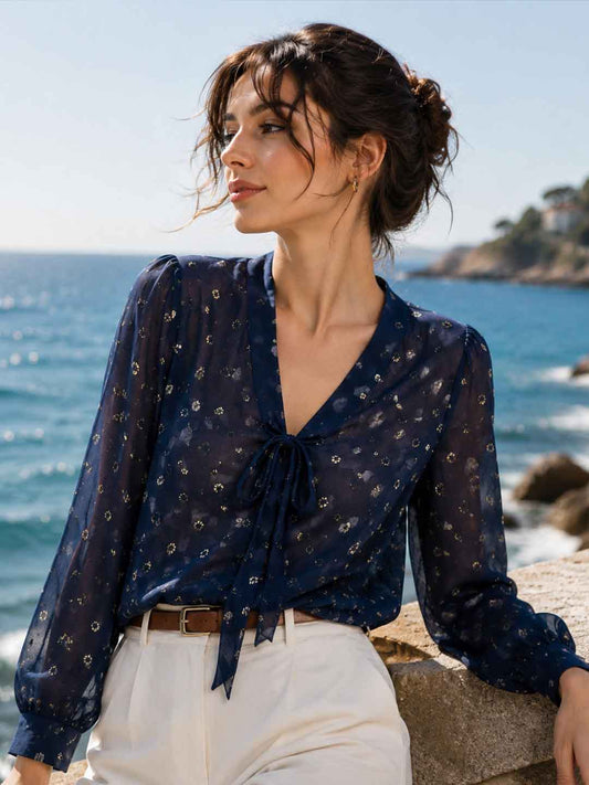 Alice V-neck Floral Shirt