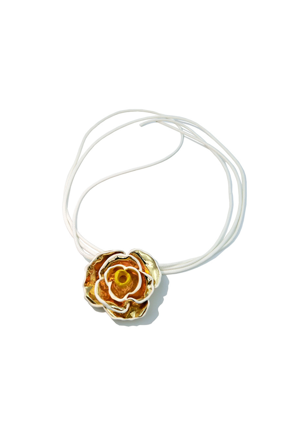 flower rose necklace