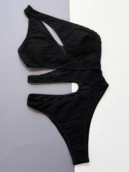 Shein One-Shoulder Swimsuit