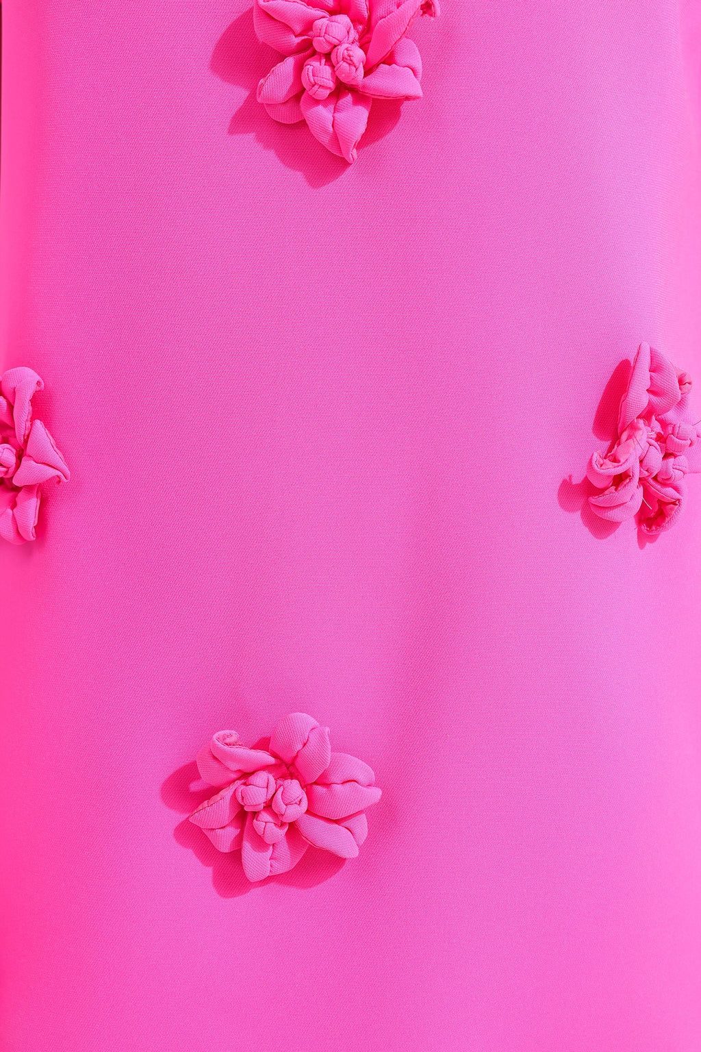 3D FLORAL SHORT SLEEVE MINI DRESS
