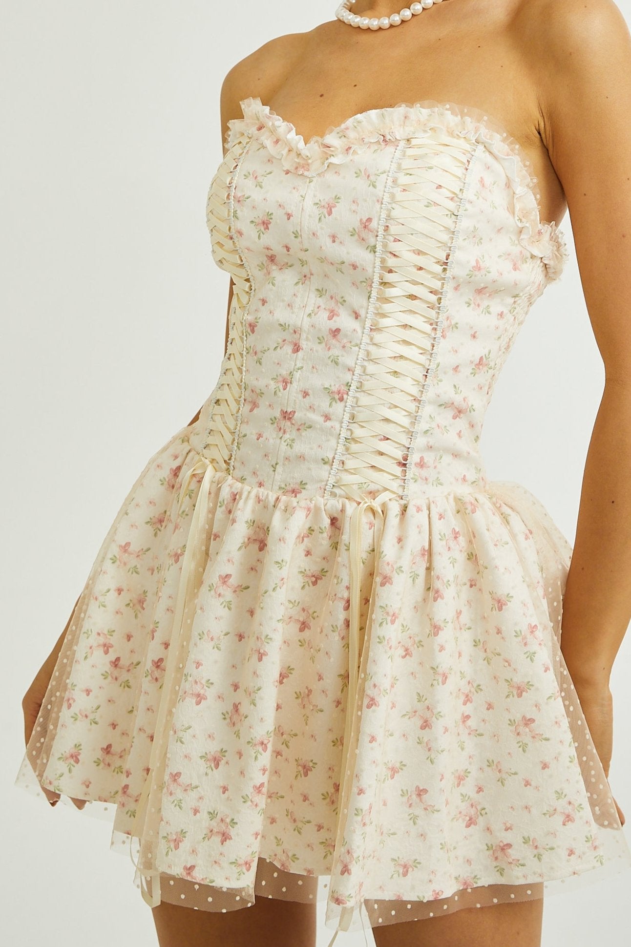 Gisèle floral-print mini dress