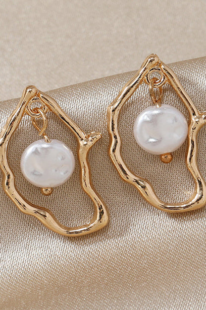 Irregular Pearl Earrings