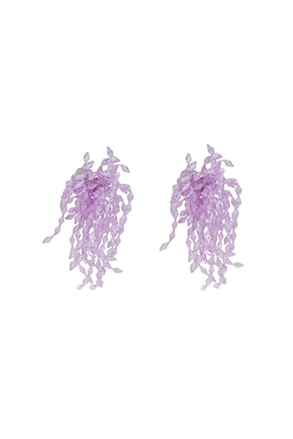 VIOLET CRYSTAL EARRINGS