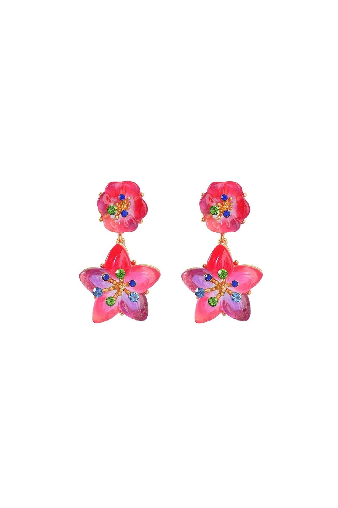 COLORFUL PETAL ALEC EARRINGS