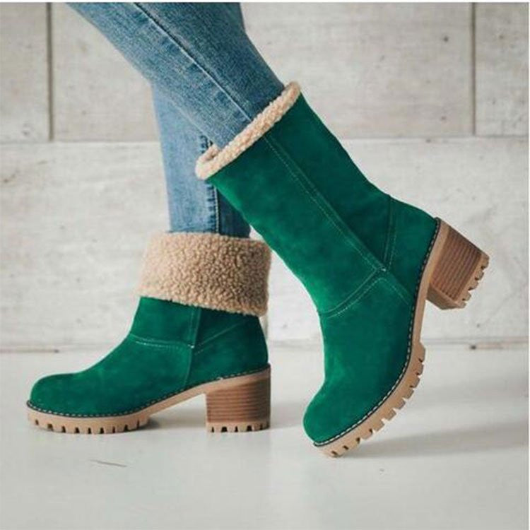 Fur Warm Snow Boots