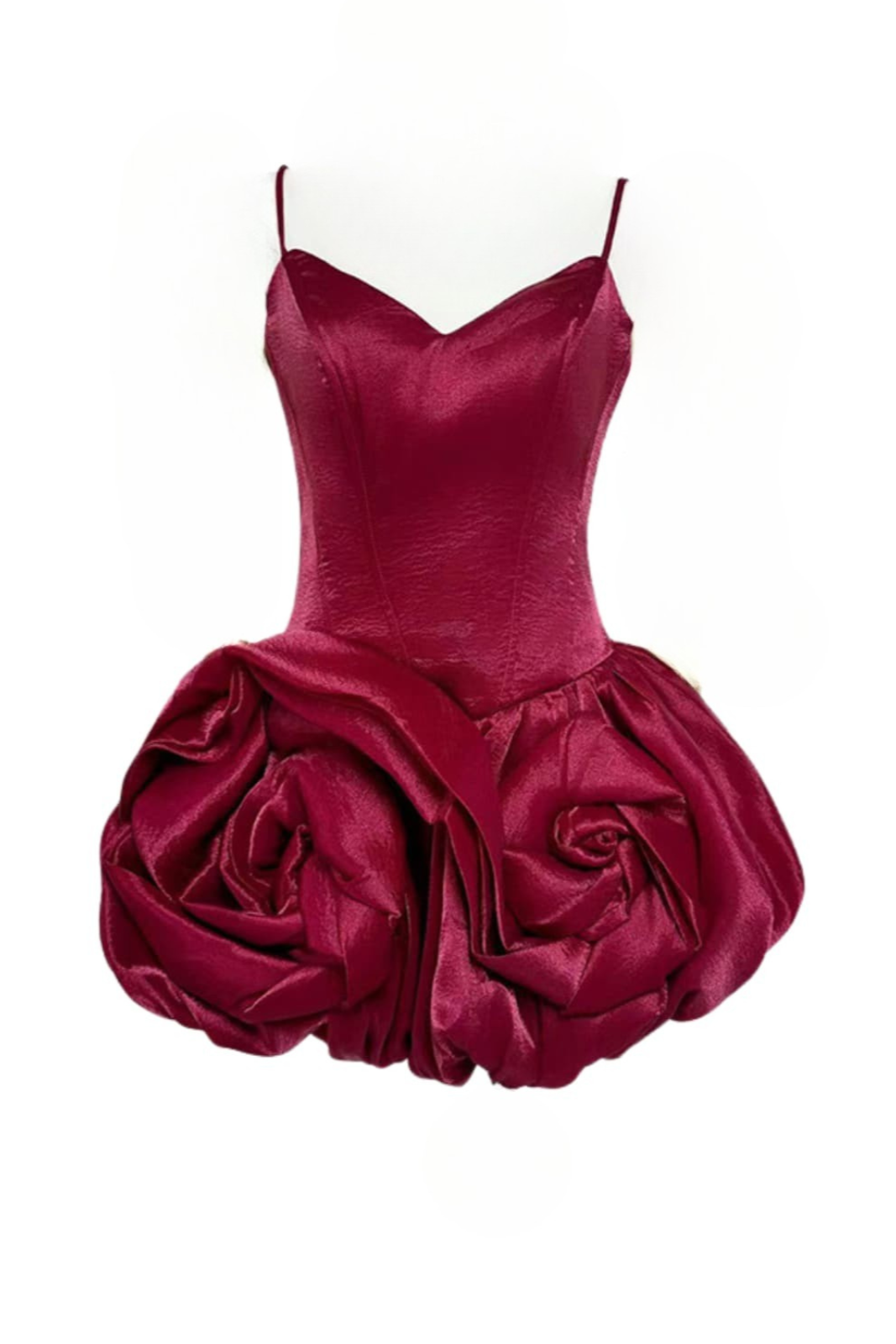 doreen 3d flower bud mini dress