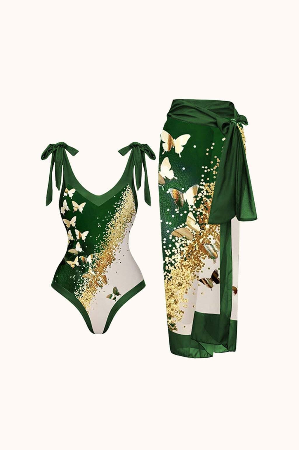 Buffy Swimwear Two Piece Set In Green Swimwear styleofcb 