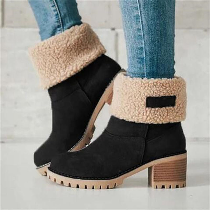 Fur Warm Snow Boots