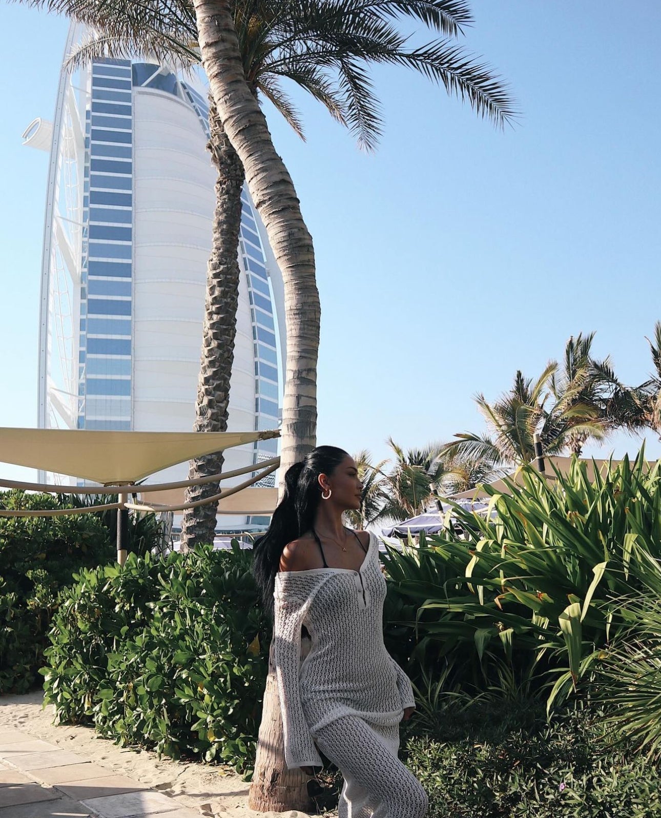 Eyelet Knit Maxi Dress