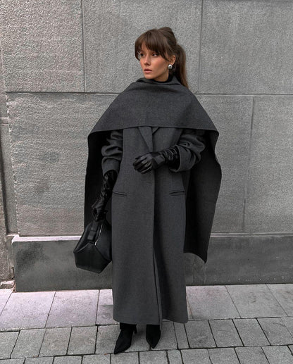 virginia Solid color loose coat