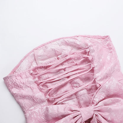 Salome Mini Dress - Blush