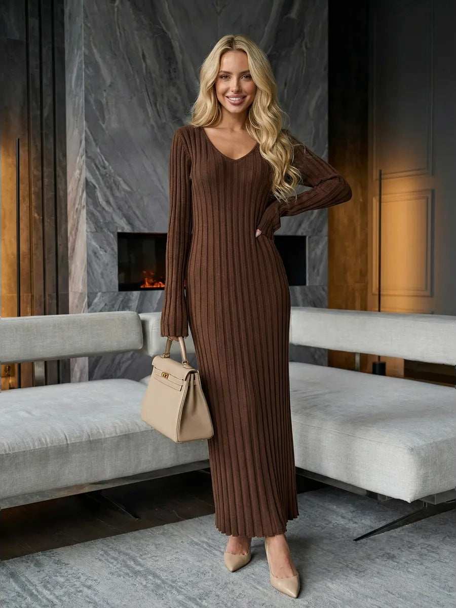 Premium Ribbed Maxi Dress - Style Premium Fabric - product view 2