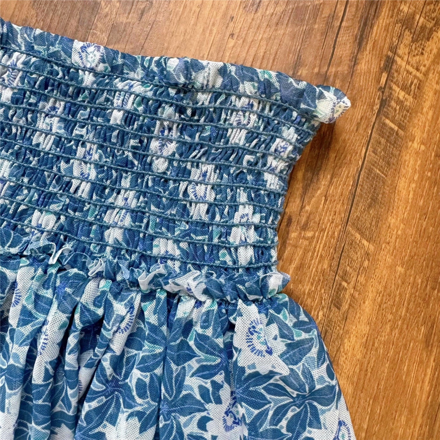 floral mesh layered fungus lace skirt