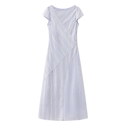 Lily Lyocell fiber embroidery midi dress