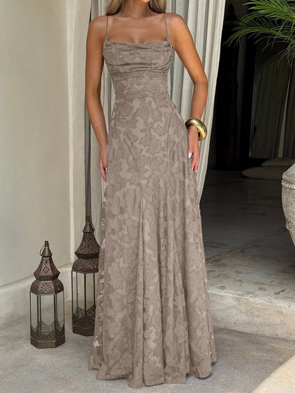 Francis Maxi Dress-khaki