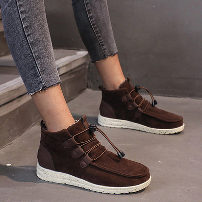 Laced Front Ankle Non Slip Booties