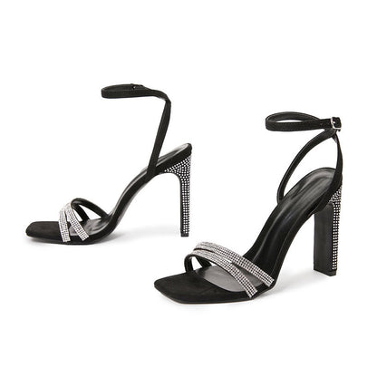 Chic Sequin Vamp Pumps Sandals