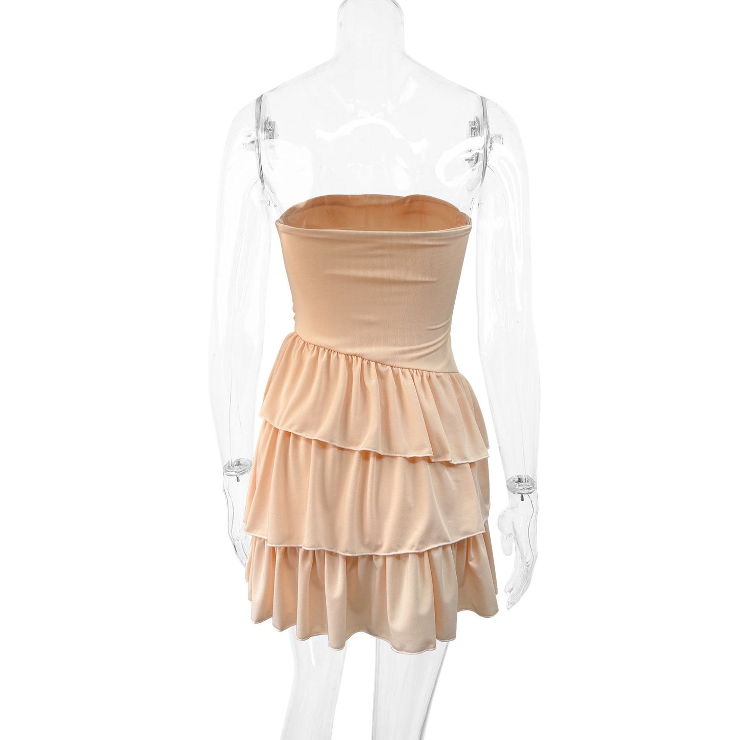 evelyn Sleeveless strapless off-shoulder mini dress