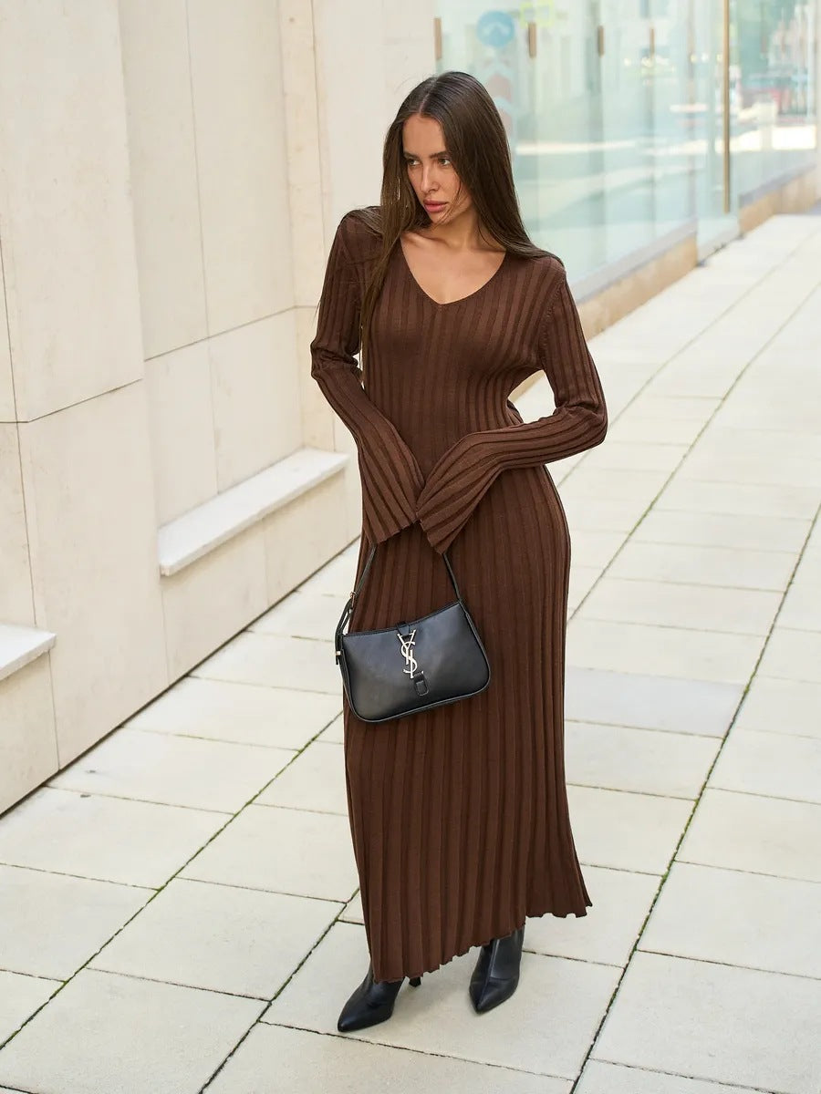 Premium Ribbed Maxi Dress - Style Premium Fabric - product view 4