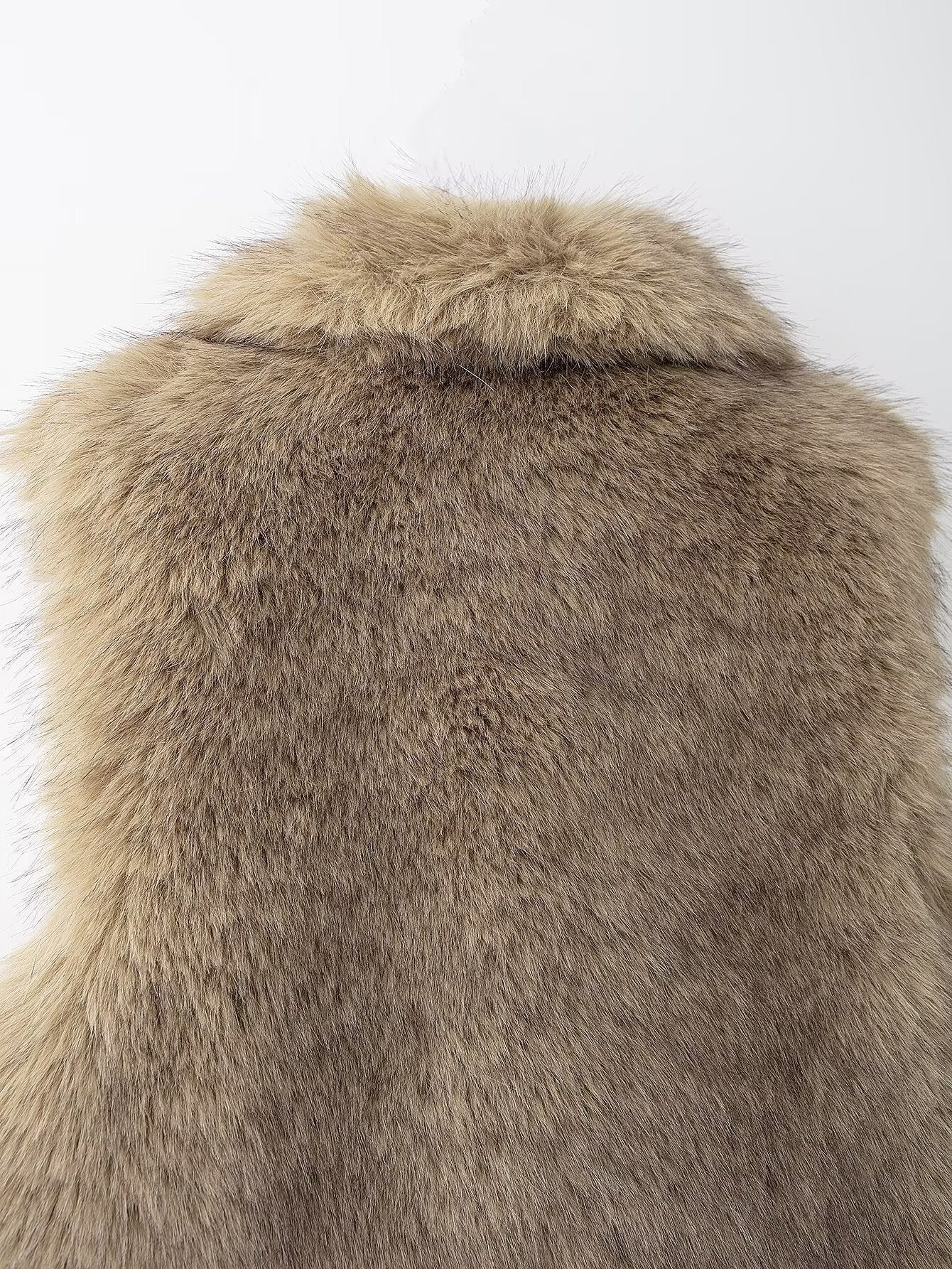 vest faux fur vest