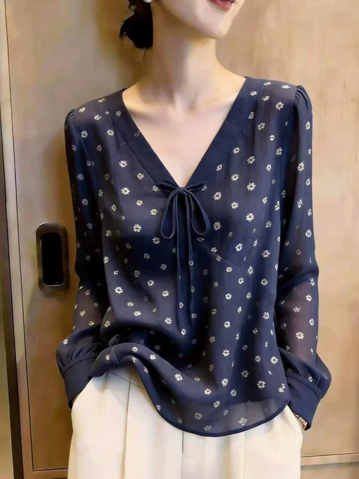 Alice V-neck Floral Shirt