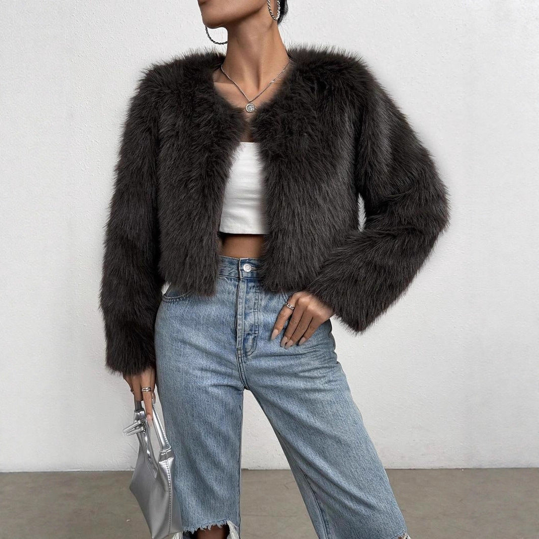 fur jackets imitation fox
