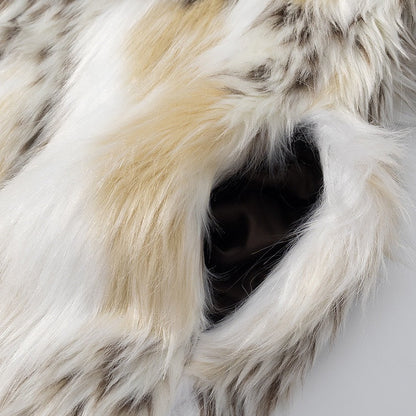murray faux fur dyed coat