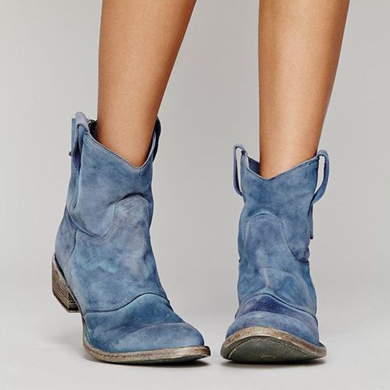 suede Low-top women's boots