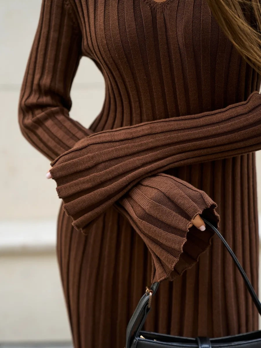 Premium Ribbed Maxi Dress - Style Premium Fabric - product view 8