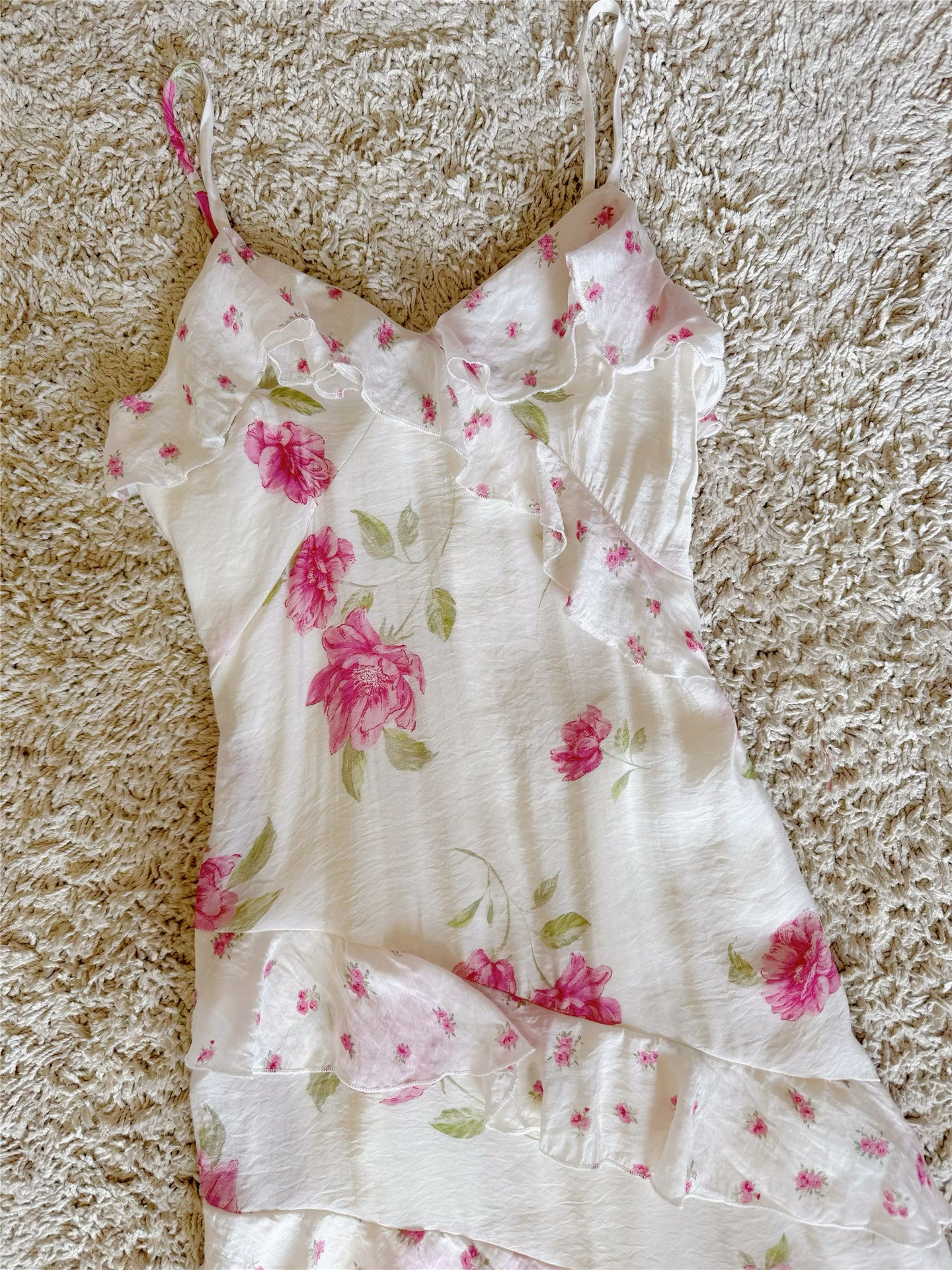 Elodie Tiered Ruffle Floral Cami Maxi Dress