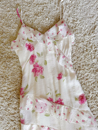Elodie Tiered Ruffle Floral Cami Maxi Dress
