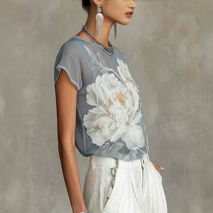 printed short-sleeve T-shirt