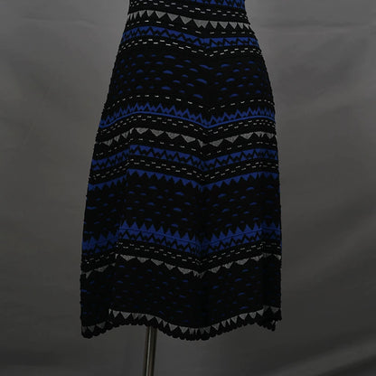 hollow sleeveless knitted dress