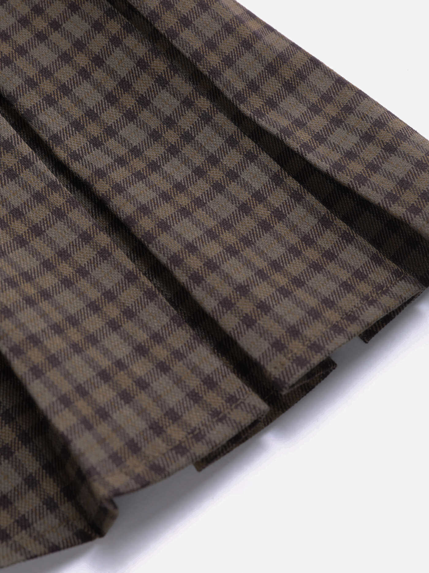 plaid  pleats  skirt