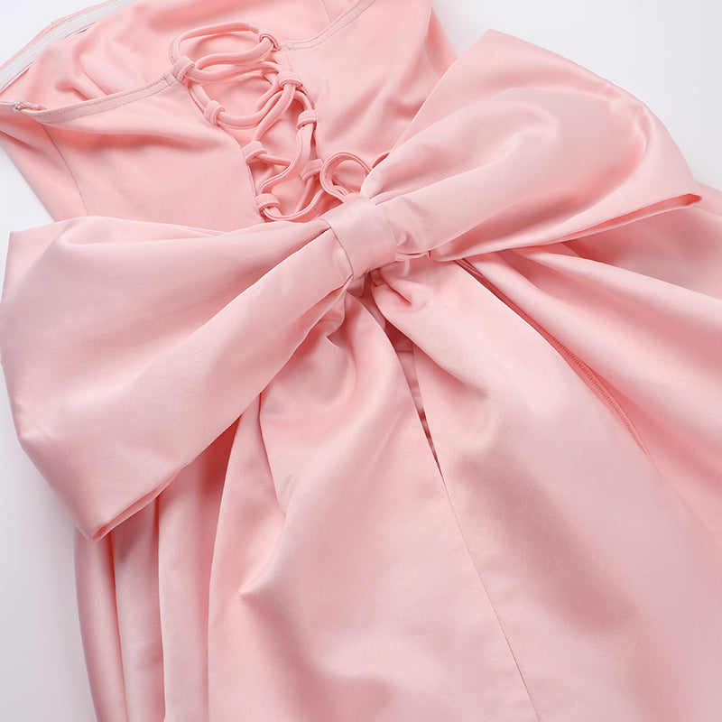 Lotus Mini Dress - Blush
