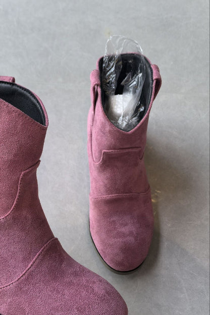 suede Low-top women's boots