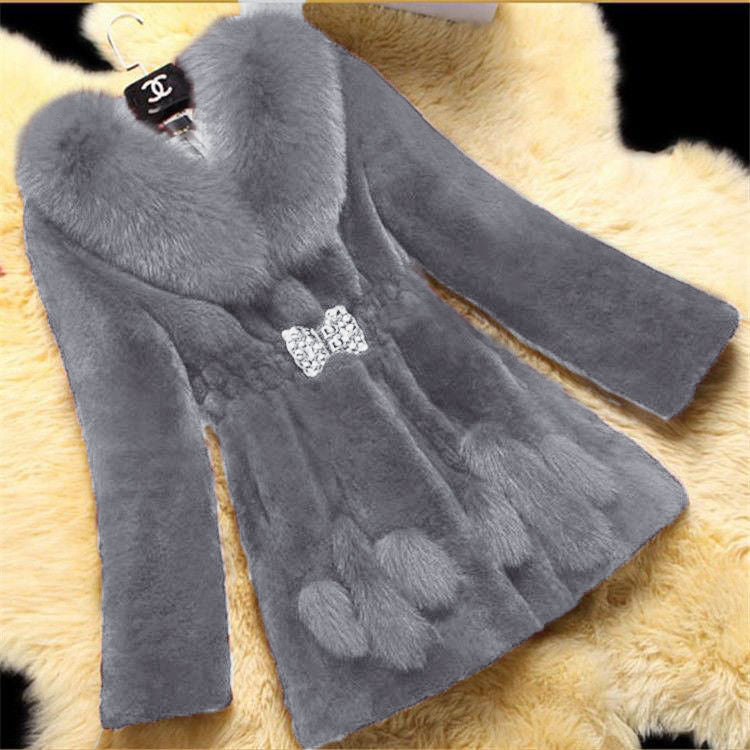Kate imitation rabbit fur jacket