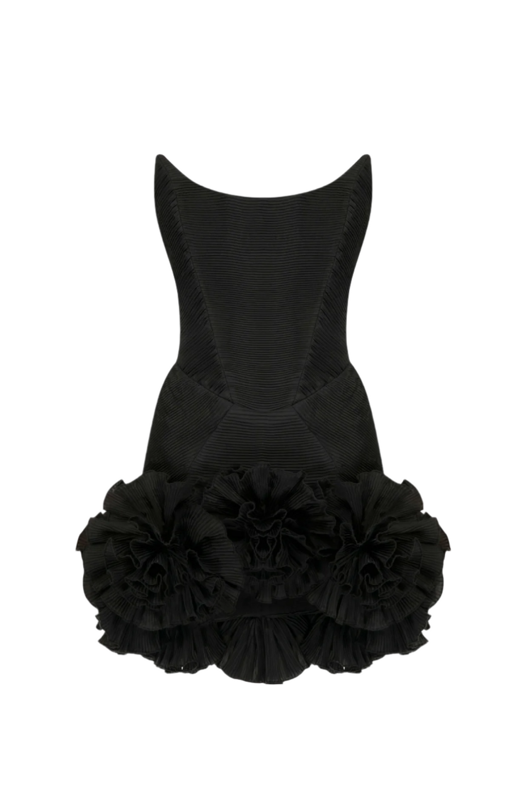 Tatya Flower Strapless Mini Bandage Dress