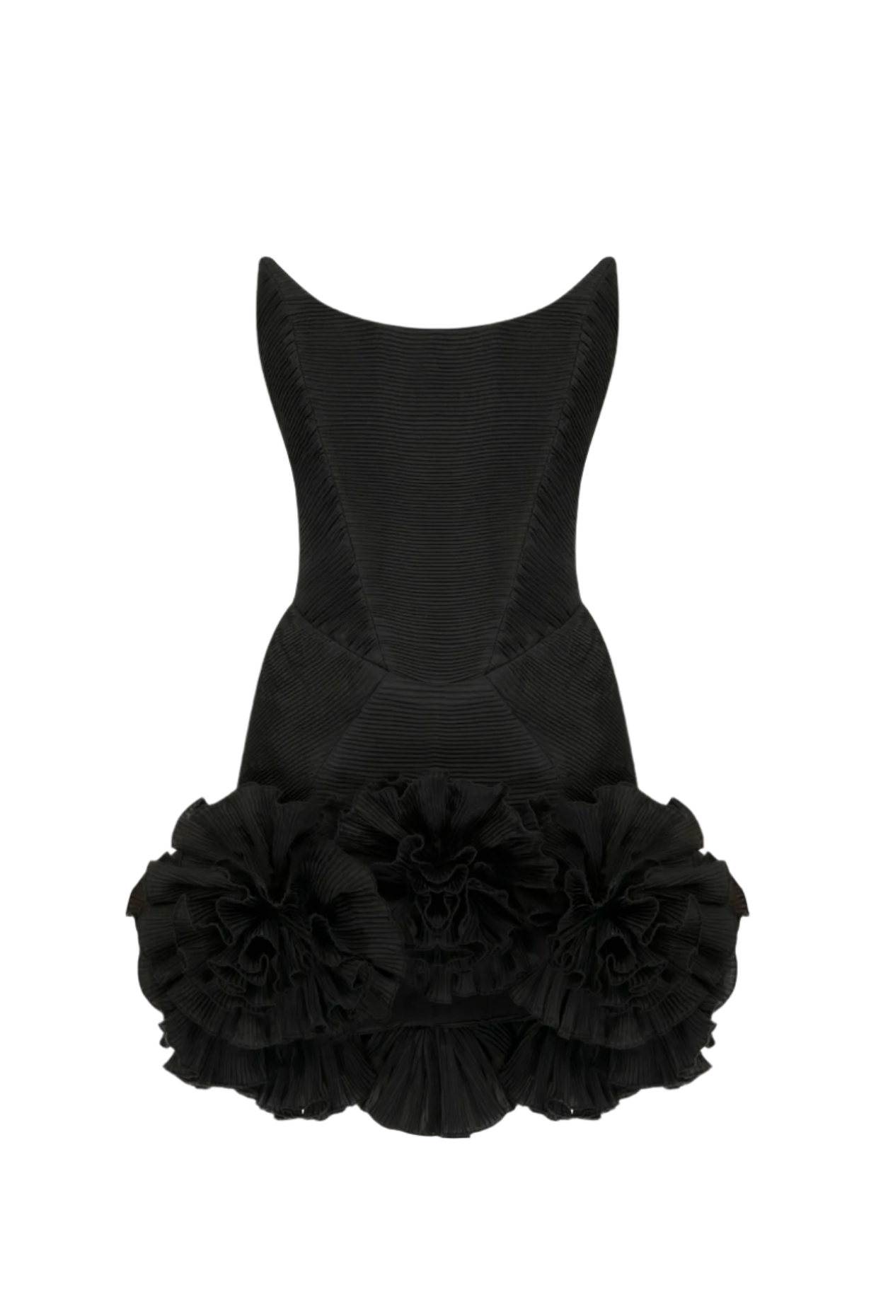 Tatya Flower Strapless Mini Bandage Dress