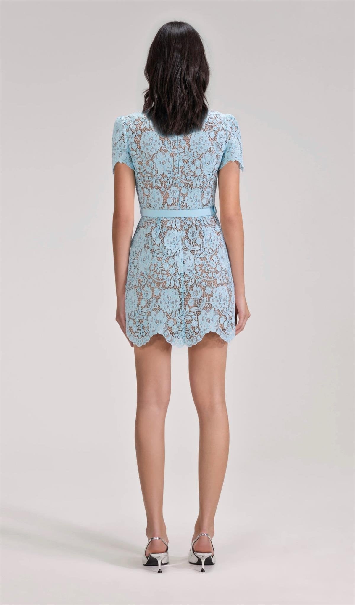 Sily | Guipure Lace Mini Dress