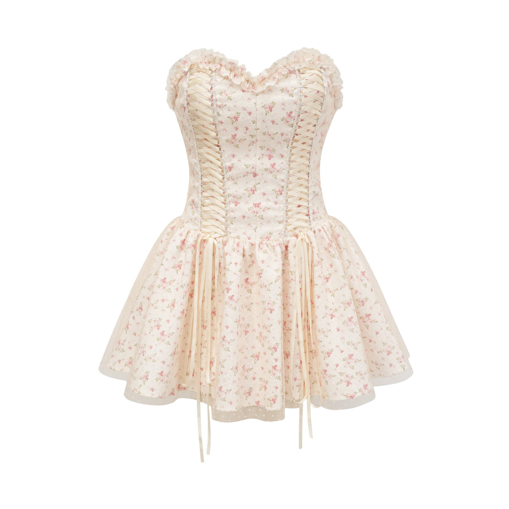 Gisèle floral-print mini dress
