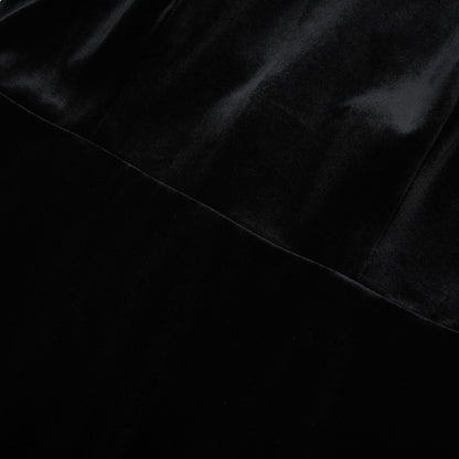 Caisa embellished turtle-neck black dress