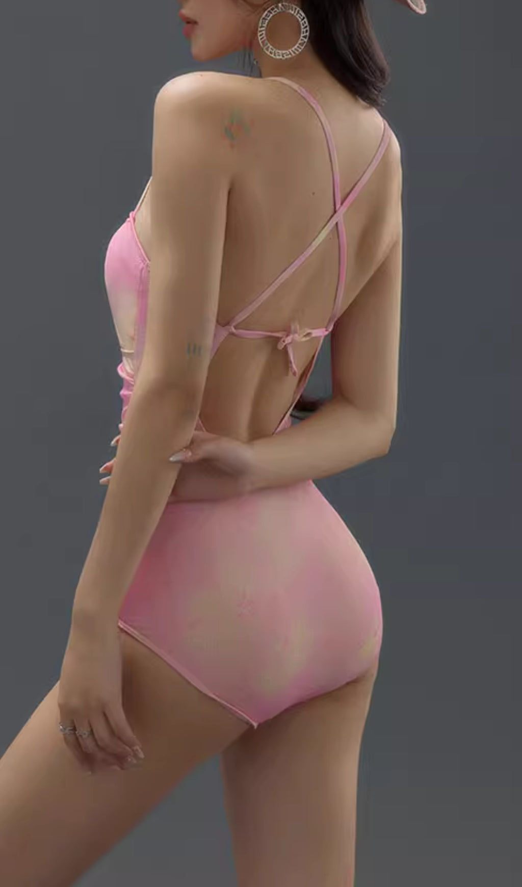Duy Pink One-Piece Swimsuit