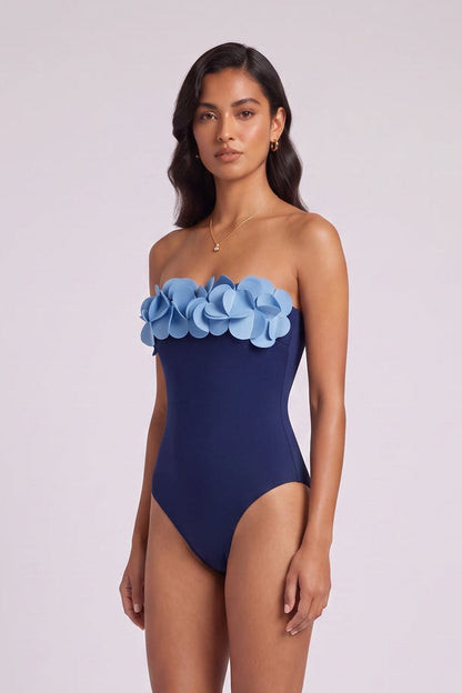 marguerite Flower Bodycon Swimsuit